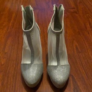 Beautiful silver heels